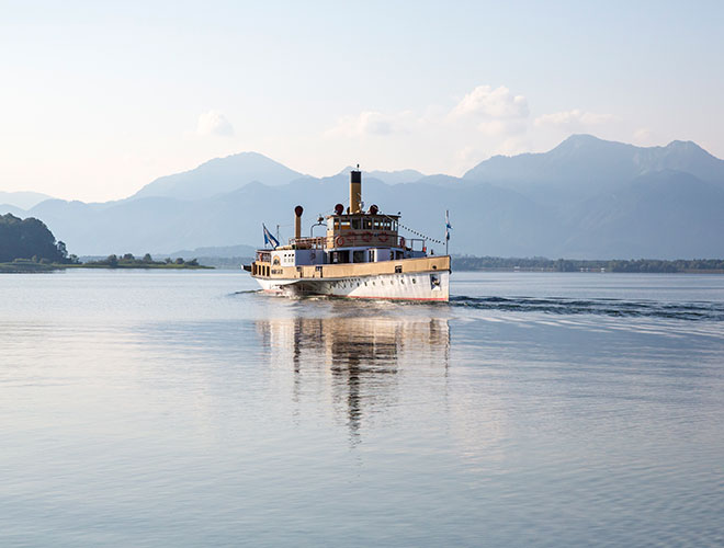 Schifffahrt am Chiemsee/Sparen mit Kombitickets